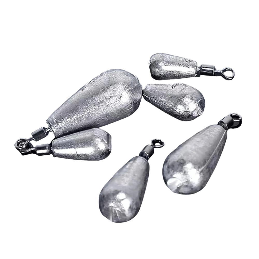 15 unids/lote peso de Pesca plomo 3,5g 5g 7g 10g 14g 20g tubo bala plomo colgante plantilla de Metal Kit de aparejos de mar herramienta de Pesca