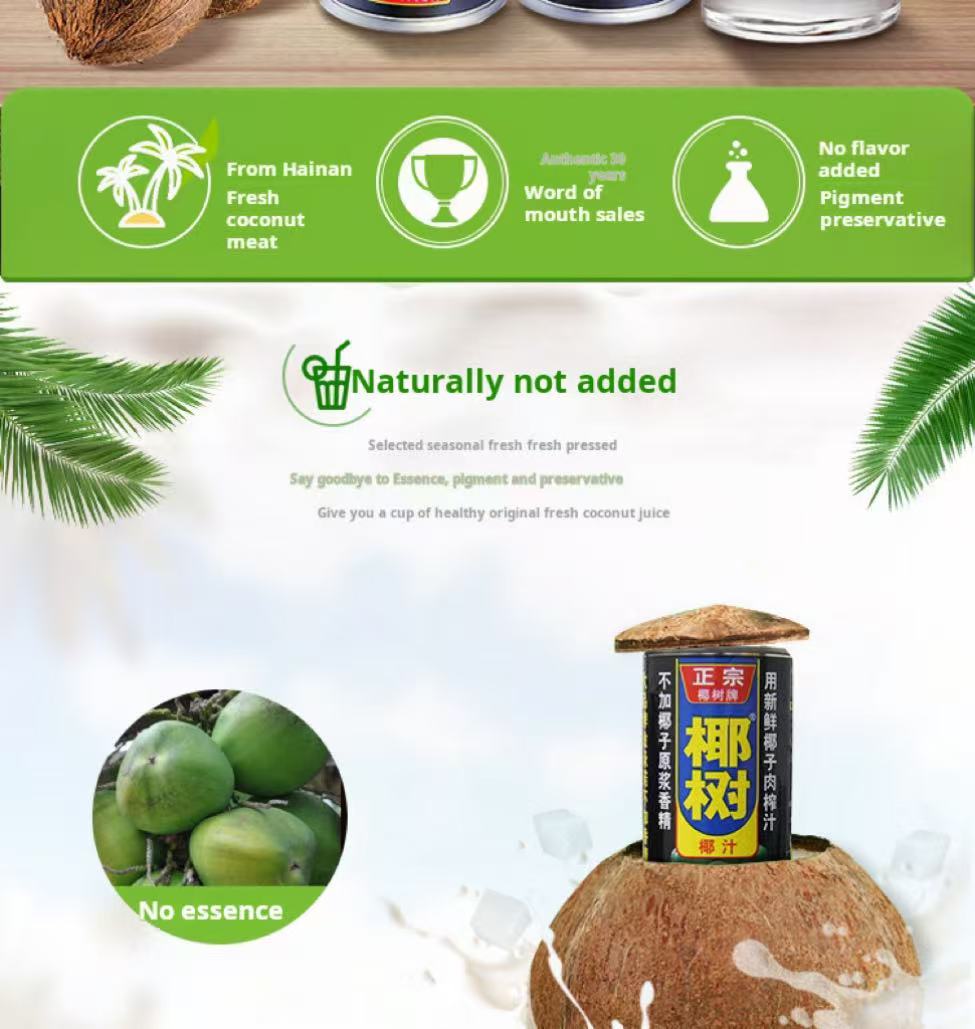 Yeshu, Coconut Juice, Pack of 6, 245ml/bottle