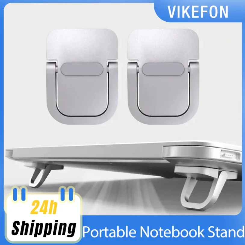 Mini opvouwbare laptopstandaard Draagbare notebookstandaard Hoogteverhoging Koellichaam Ondersteuning Opvouwbare basis Aluminiumlegering Lift voor bureau