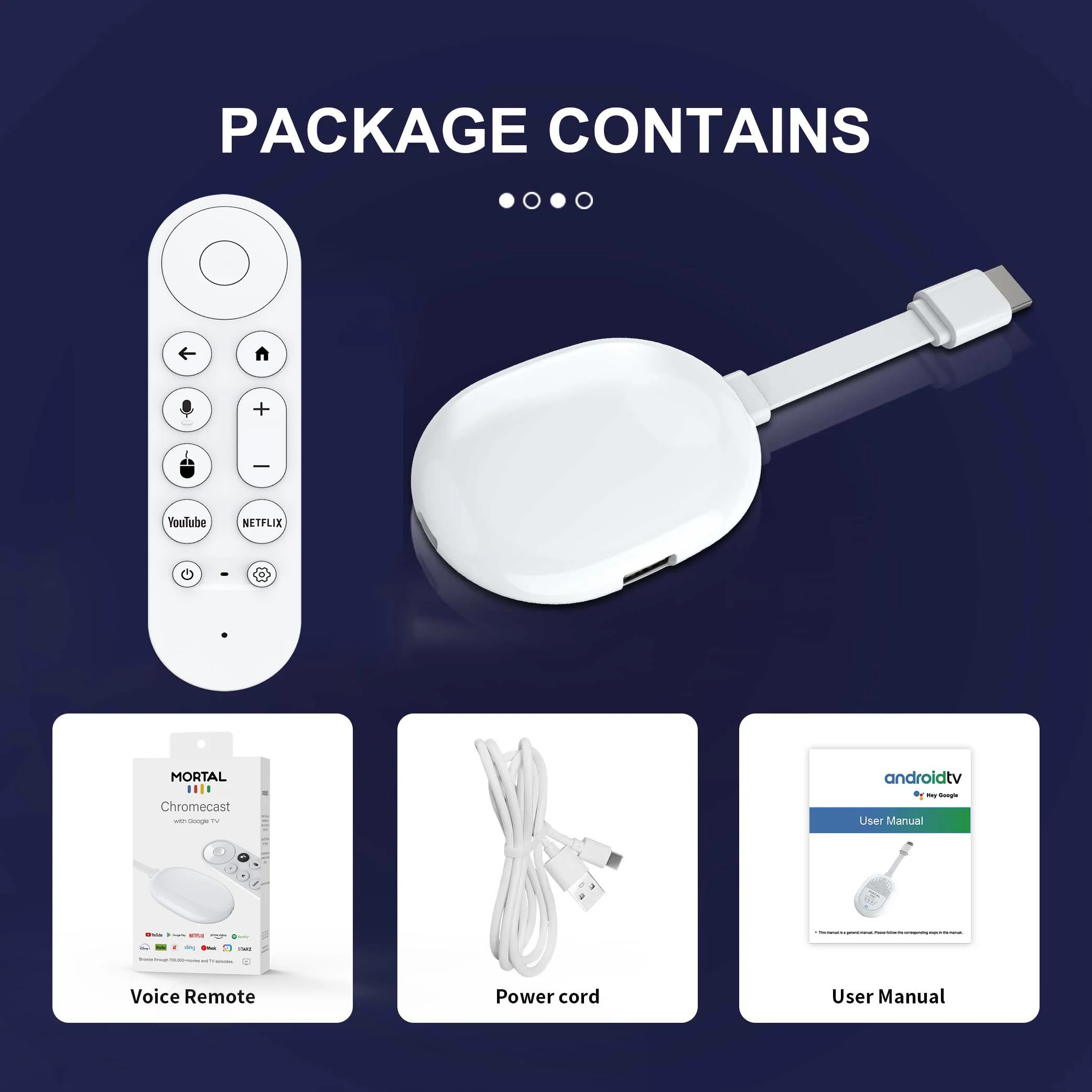 Global Mortal Android 4k Smart TV Stick Q2 Ultra 2GB RAM 16GB ROM  Dual Wifi 6 Multi Language Streaming Media Player TV Dongle