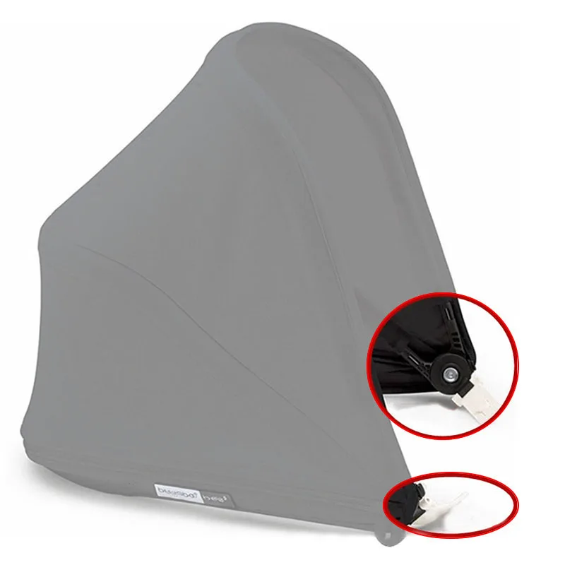 Buggy Sun Canopy คลิปสําหรับ Bugaboo Bee3 Bee5 รถเข็นเด็กบังแดดสนับสนุน Rod CLAMP คีมหัวเข็มขัดรถเข็นเด็กเปลี่ยนอุปกรณ์เสริม