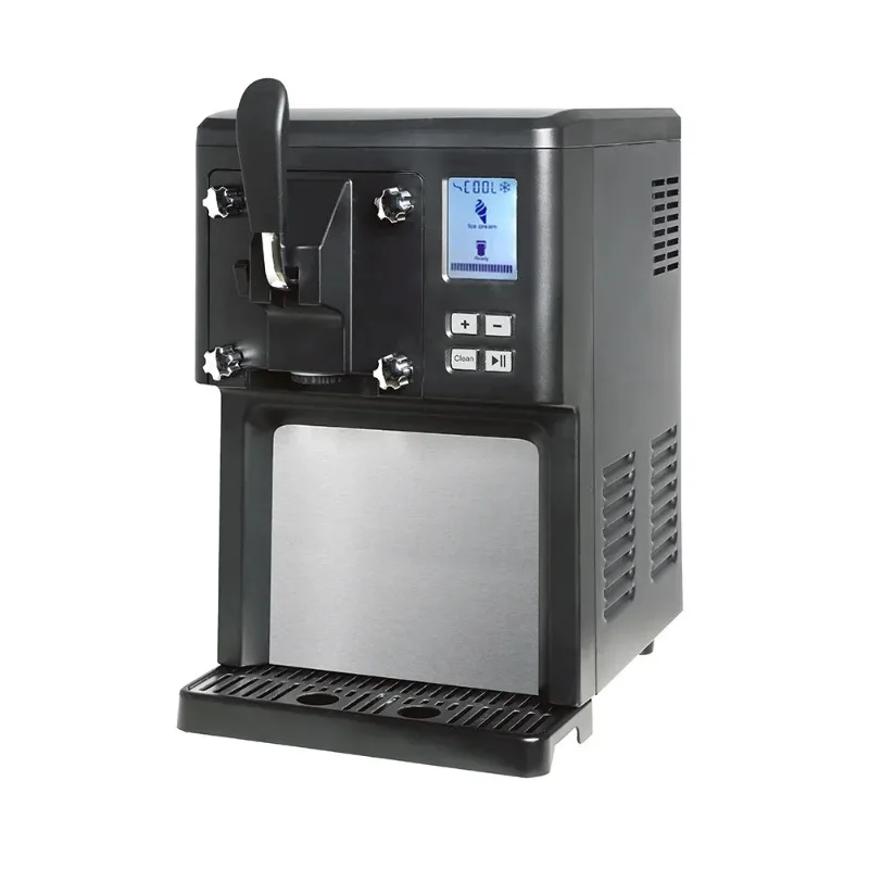 Fabricante automático do gelado com compressor, liquidificador da fruta, cone, duro, macio