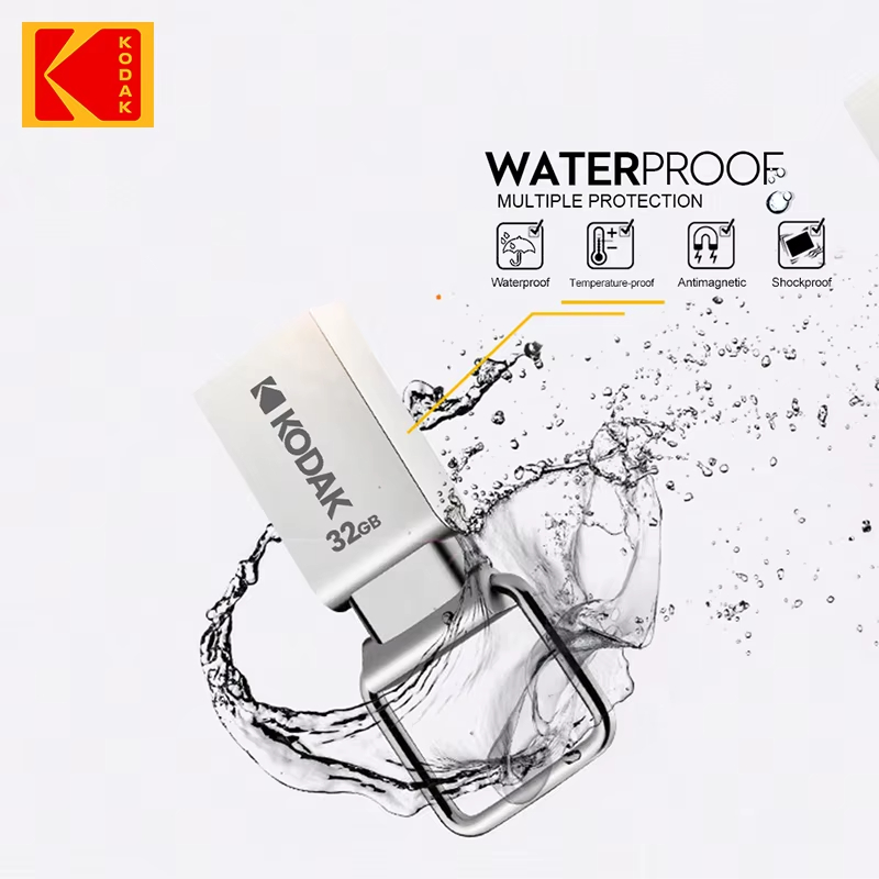 Kodak k112 mini unidade flash usb usb2.0 caneta memória 32gb 64gb128gb u disco usb2.0 memória portátil para carro pc
