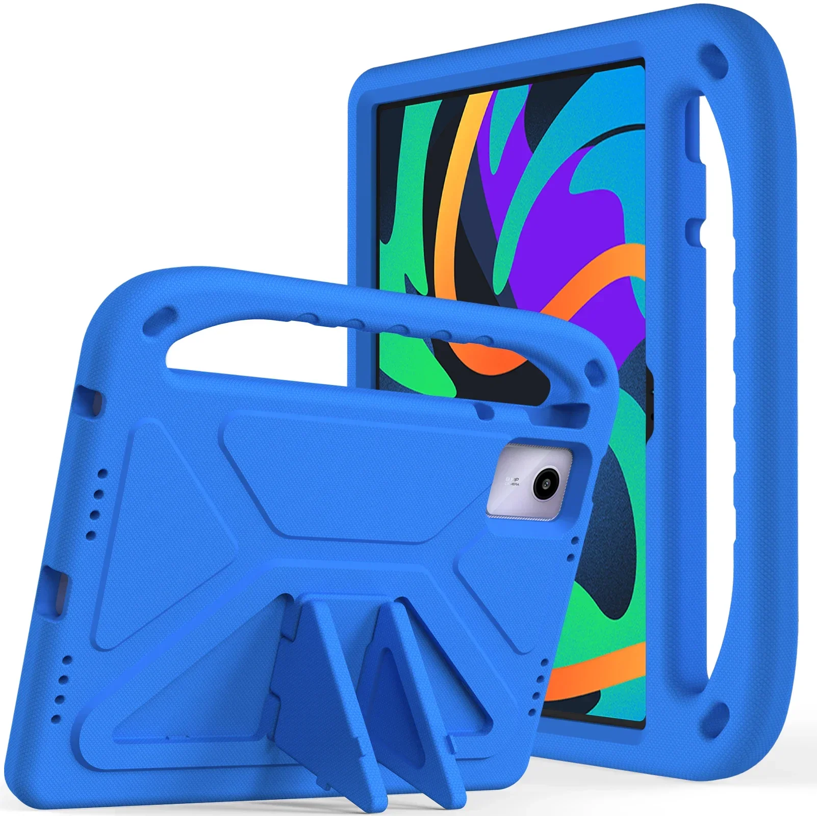 Мягкий чехол из ЭВА для Lenovo Tab M11 TB-330FU TB-331FC Xiaoxin Pad 2024, противоударный чехол-подставка для планшета, детский безопасный чехол с ручкой, Funda Capa