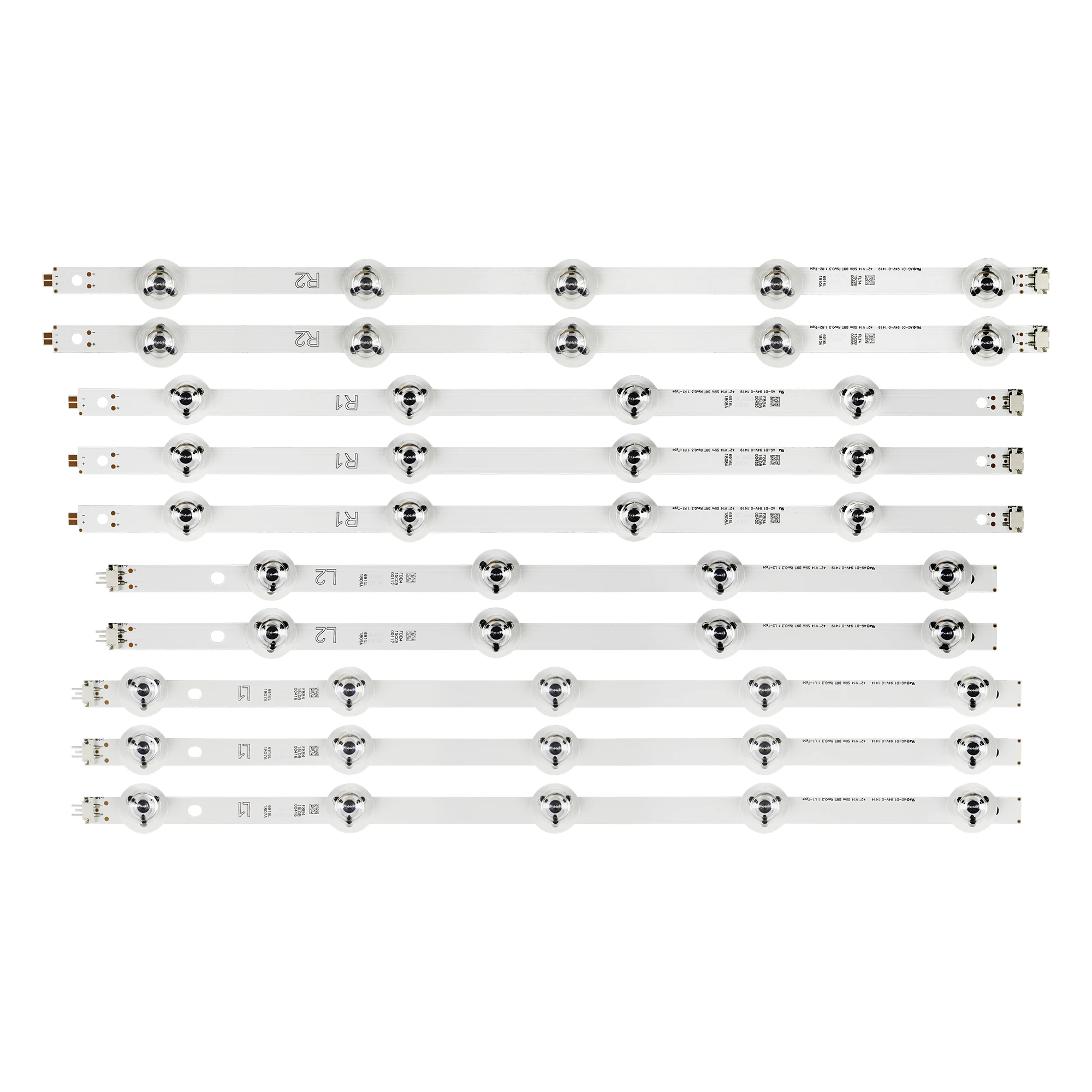 (Neue Kit)10 PCS LED streifen für PANASONIC TX-42AS750E TX-42AS740B TX-42AS650E 6916L-1807A 6916L-1808A 6916L-1809A 6916L-1810A