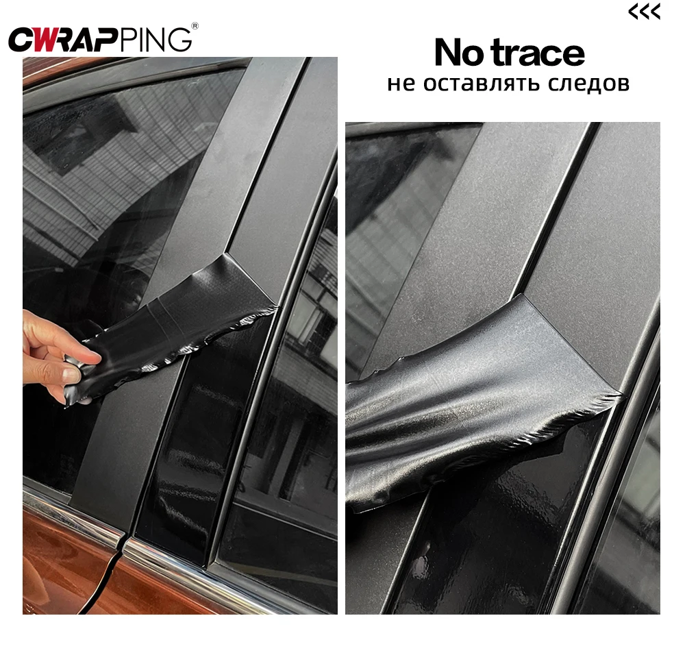 คาร์บอนไฟเบอร์สติกเกอร์รถยนต์ DIY วาง Protector Strip Auto ประตูด้านข้างกระจก Anti Scratch เทปกันน้ํารถยนต์ป้องกันฟิล์ม