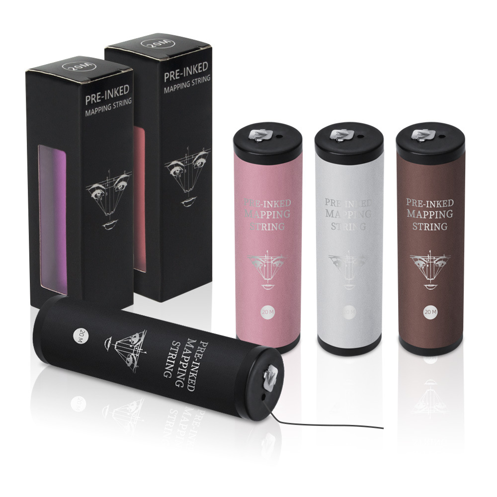 20M Microblading Mapping String Pre-Inked Augenbraue Marker Gewinde Tattoo Brauen Positionierung Färben Linie PMU Mess Werkzeug