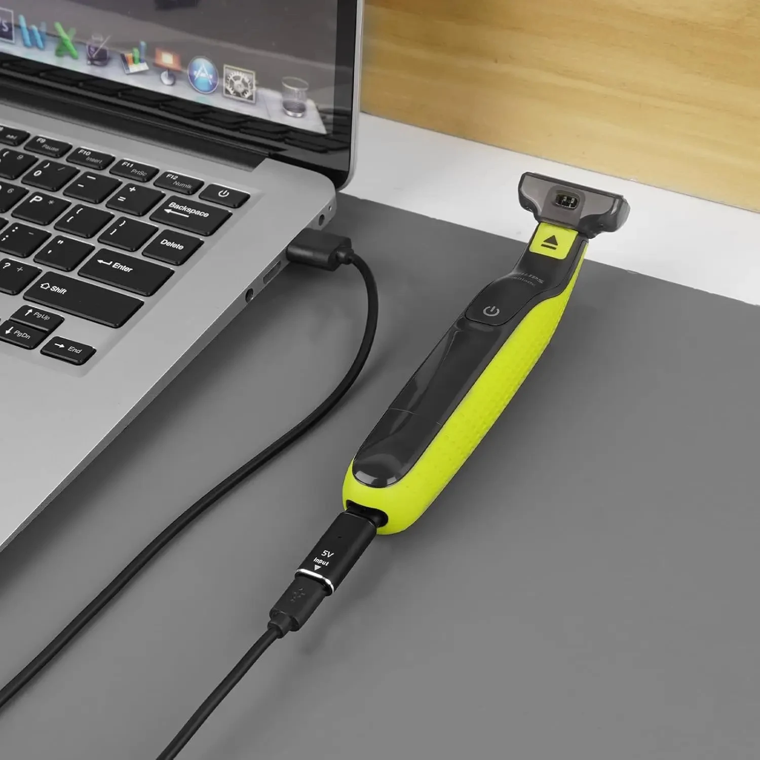 5V Type-C Shaver Adapter Charger Converter Compatible with Philips One Blade QP2724 QP2834 QP4530 QP1924 QP1324 Shaver