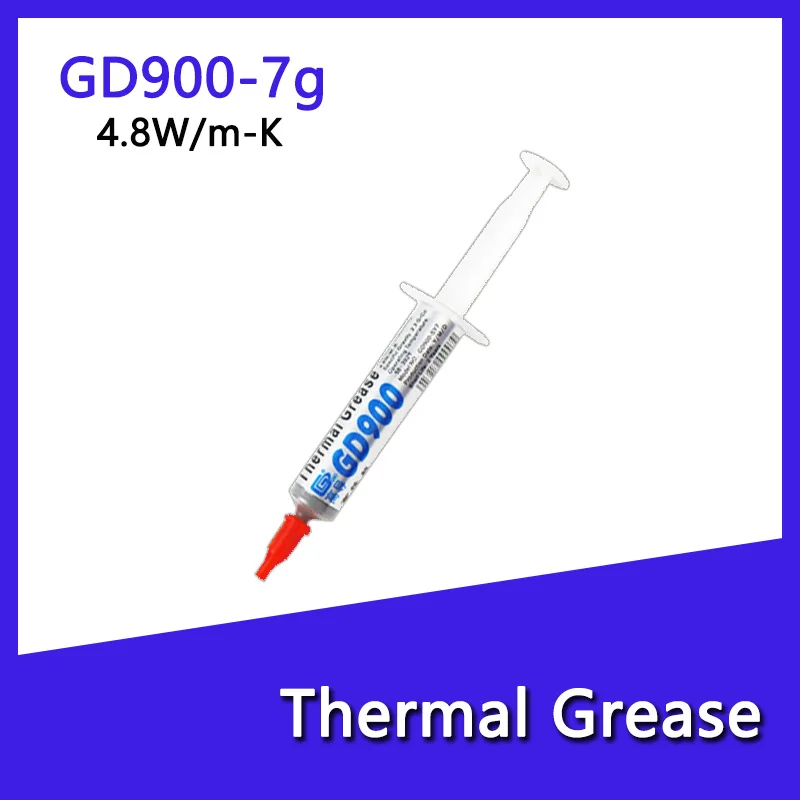 Pâte thermique pour processeur de dissipateur thermique PC, refroidisseur d'eau, GD900, 7g