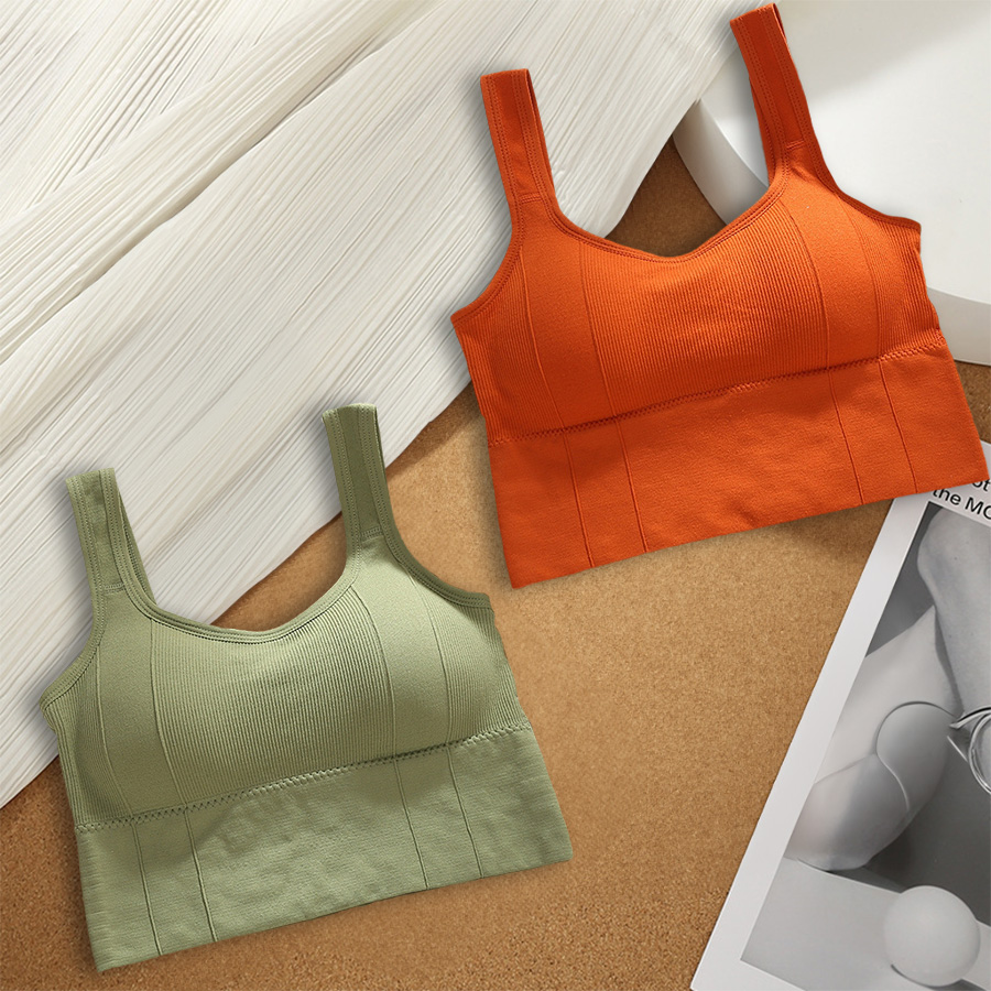 1/2/4Pcs Sport-Bh Anti-Schweiß Fitness Top Frauen Nahtlose Yoga Bh Stoßfest Crop Top push-Up Sport Bh Gym Workout Top