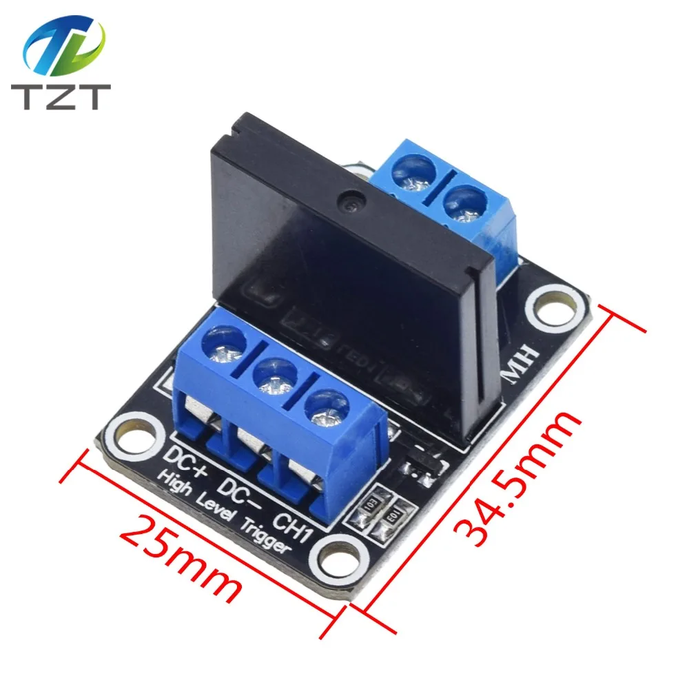 TZT 5V 1 2 4 8 Kênh SSR G3MB-202P Rắn Module Relay 240V 2A Đầu Ra Với Điện Trở cầu Chì Cho ARDUINO Diy