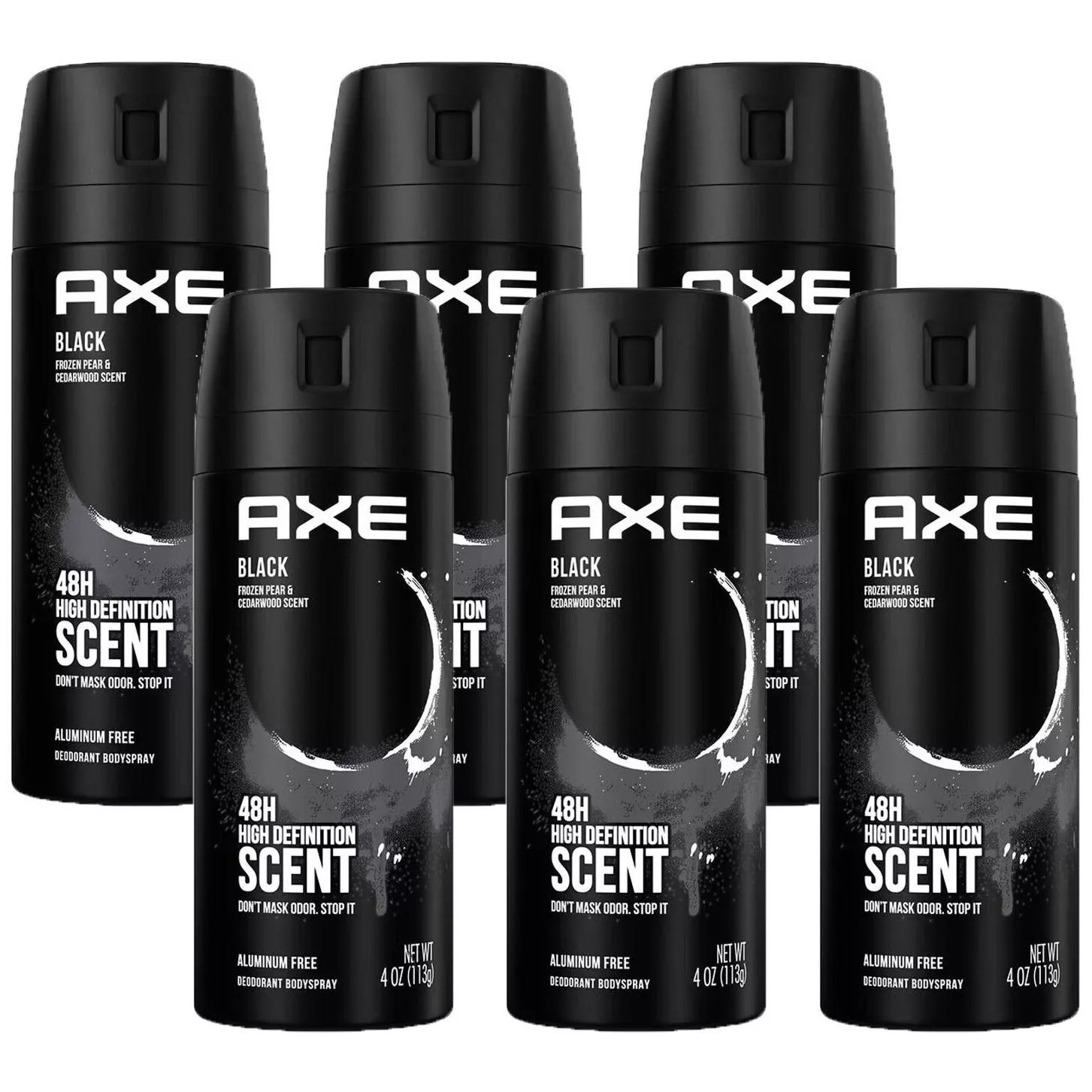 Pack 6x150ml - AX Desodorizante Masculino BLACK Spray 48h
