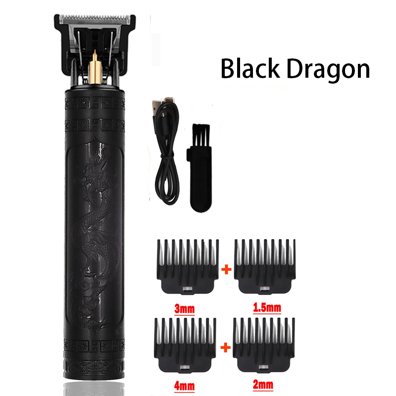 Vintage Cordless Hair Clipper Trimmer USB Fast Charging Portable Electric Shaver Barber Professional Hair Cutting Machine