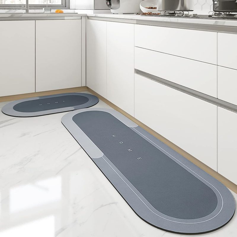 Semplice tappeto da cucina in Diatomite per l'ingresso del bagno tappeto assorbente antiscivolo resistente allo sporco
