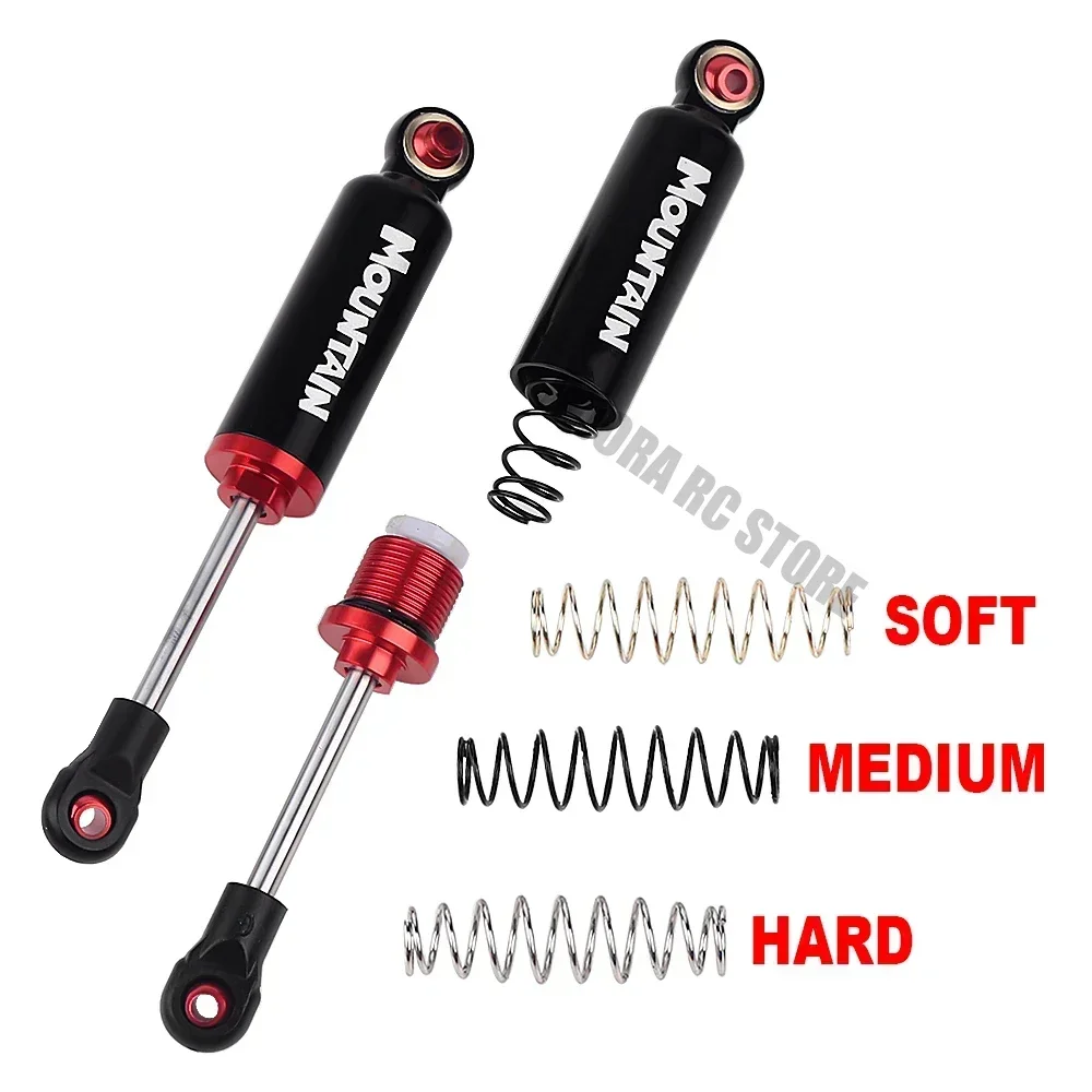 2 Chiếc Kim Loại Chống Sốc Giảm Chấn Xây Dựng Trong Mùa Xuân 90/100/110/120Mm Cho 1/10 RC Rock Xe Bánh Xích & Xe Tải Trục SCX10 TRX-4 D90 Redcat
