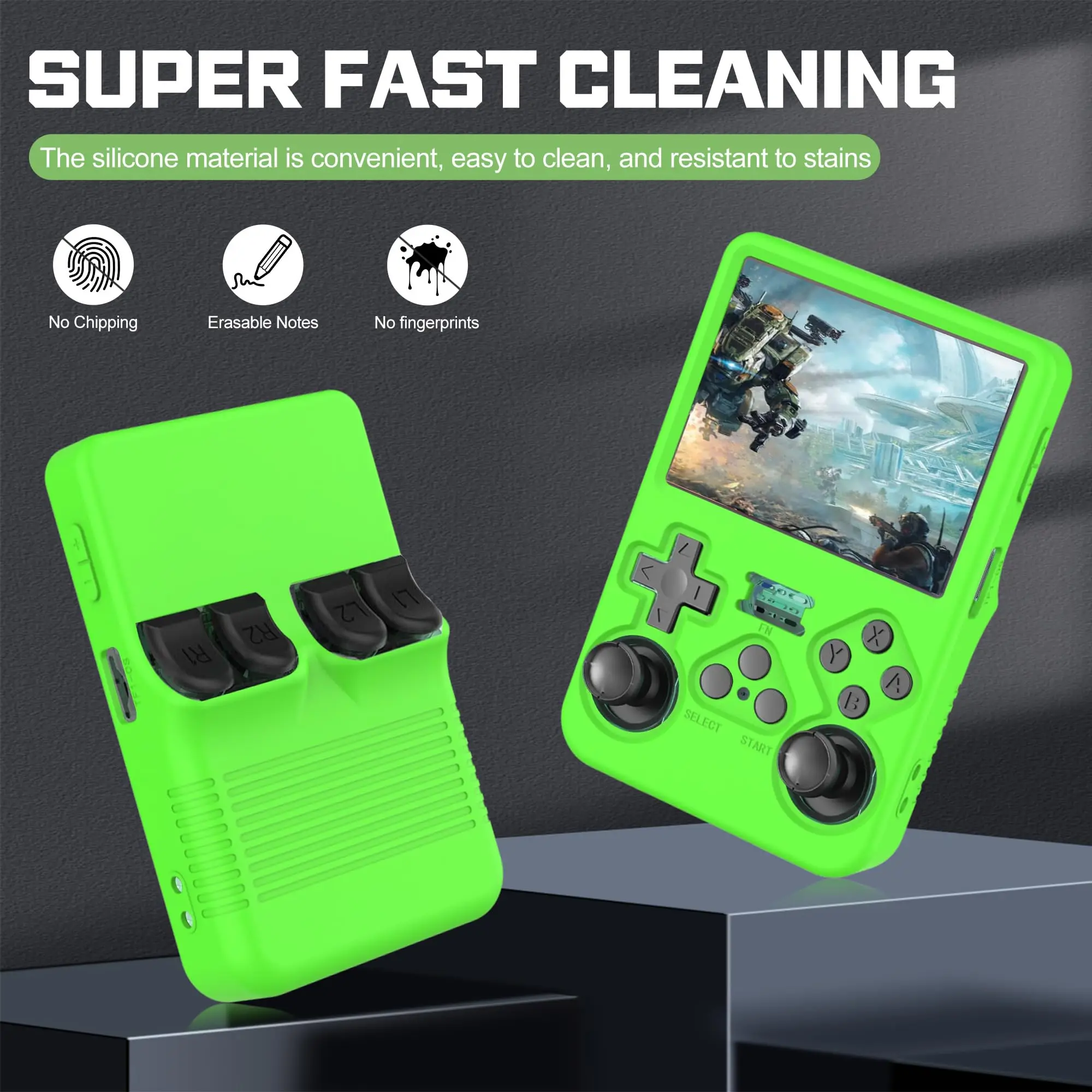 Case for R36S Silicone Soft Protective Cover R36S Anti-Scratch / Shockproof / Washable Protector Game Console Accessories