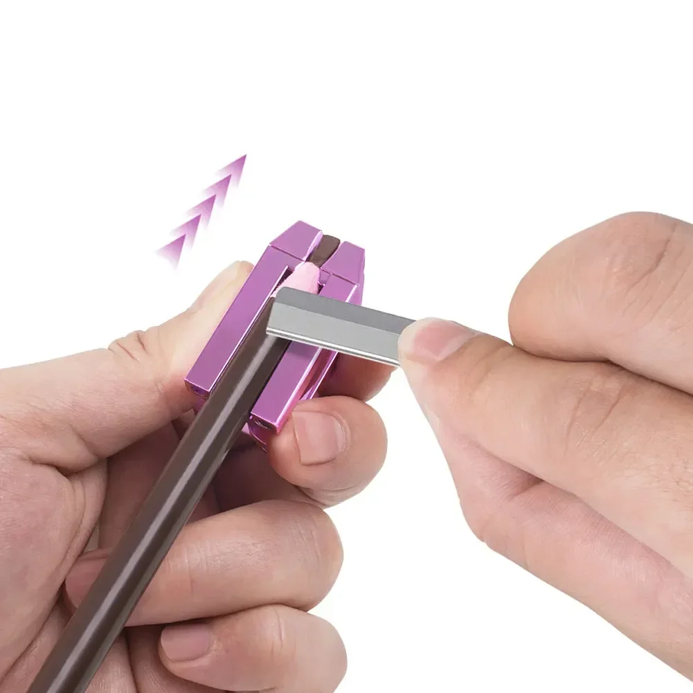 4 In 1 Augenbraue Bleistift Spitzer Microblading Tattoo Marker Permanent Make-Up Professionelle Augenbraue Bleistift Schärfen Spitze Dünne Werkzeug