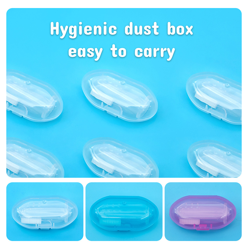 Bebê macio dedo escova de dentes bpa livre silicone infantil escova limpa grau alimentício silicone cuidados de saúde oral do bebê
