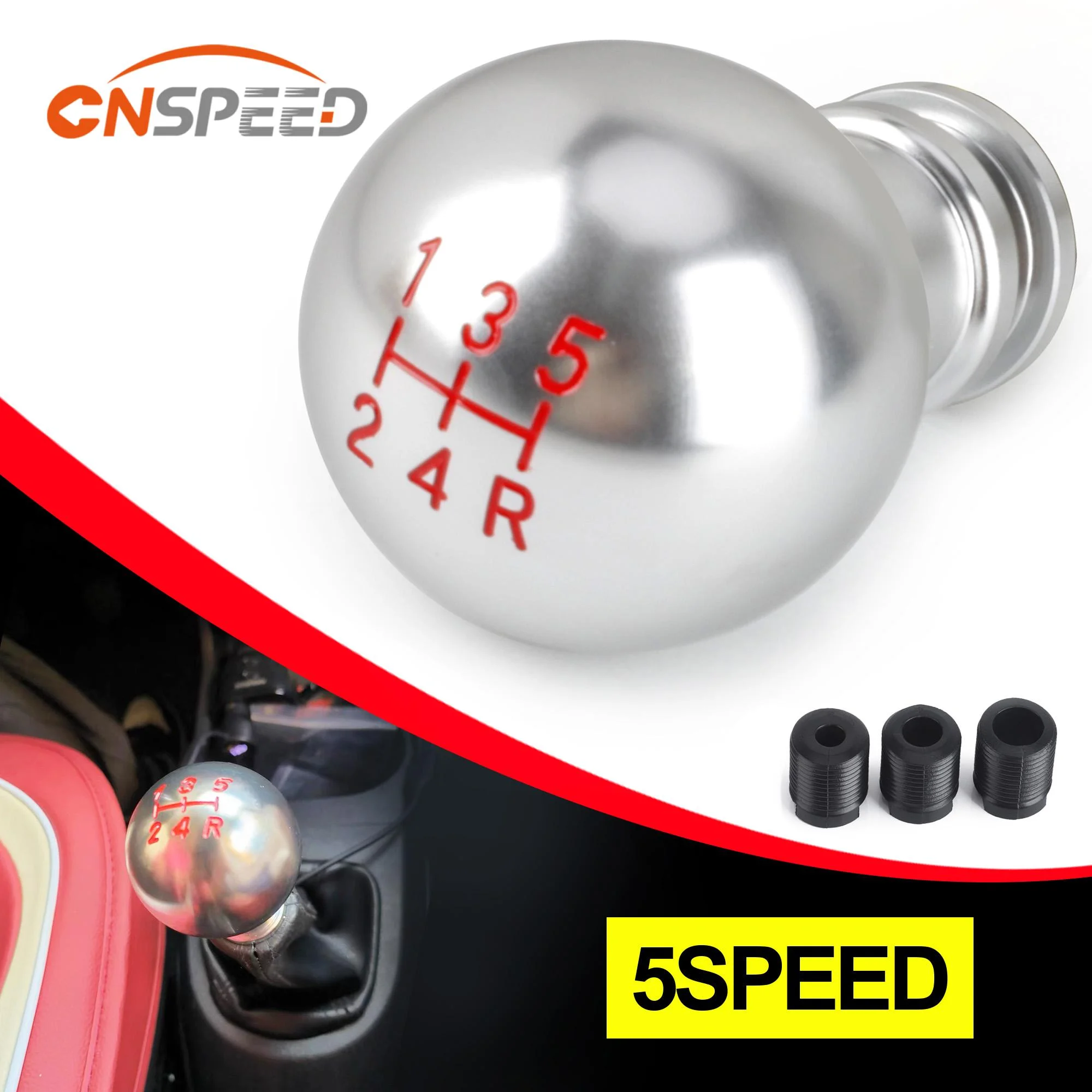 CNSPEED 5/6/10 скоростная ручка переключения передач, алюминиевая универсальная автомобильная ручная коробка передач, автоматическая ручка переключения передач, рычаг переключения передач M8 M10 M12