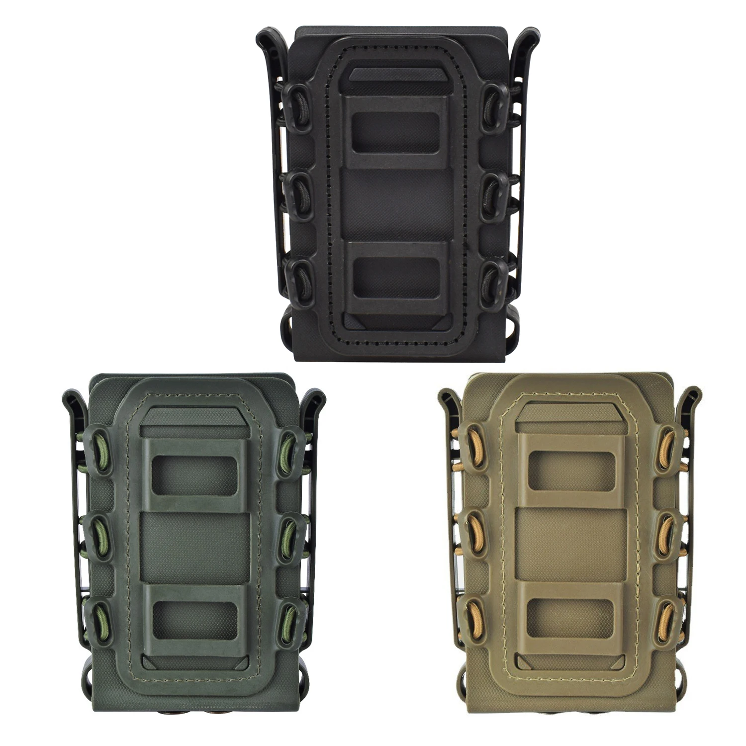 Custodia tattica Molle per caricatore AR 15 M4 AK 47 7.62 5.56 Scorpion Fast Mag Holster Custodia per pistola da caccia Airsoft Accessori