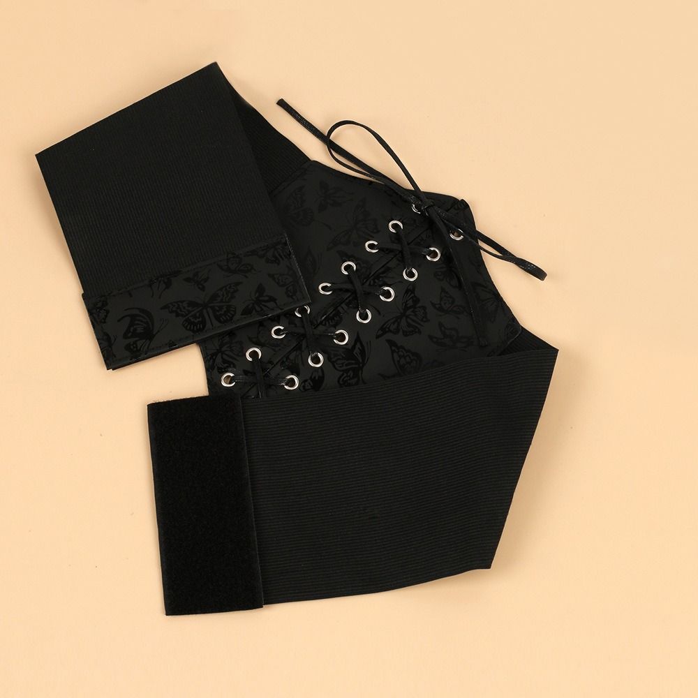 Cummerbunds élastiques papillon en cuir PU, ceinture large étoile, ceinture imprimée, tenues corset à la taille, mode
