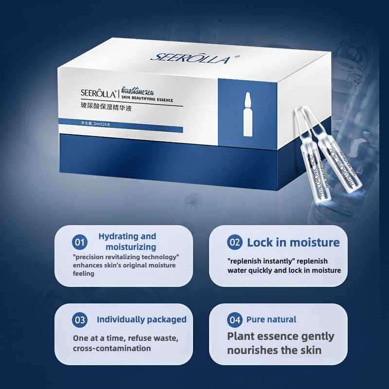 Сыворотка с гиалуроновой кислотой, антивозрастная, увлажняющая, сужающая поры, увлажняющая, отбеливающая эссенция для инструментов с микроиглами, уход за кожей