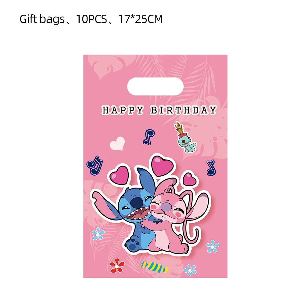 10 Chiếc Lilo Và Stitch Hồng Thiên Thần Cho Bé Dùng Một Lần Trẻ Em Trang Trí Sinh Nhật Biểu Ngữ Trang Trí Tiệc Sinh Nhật
