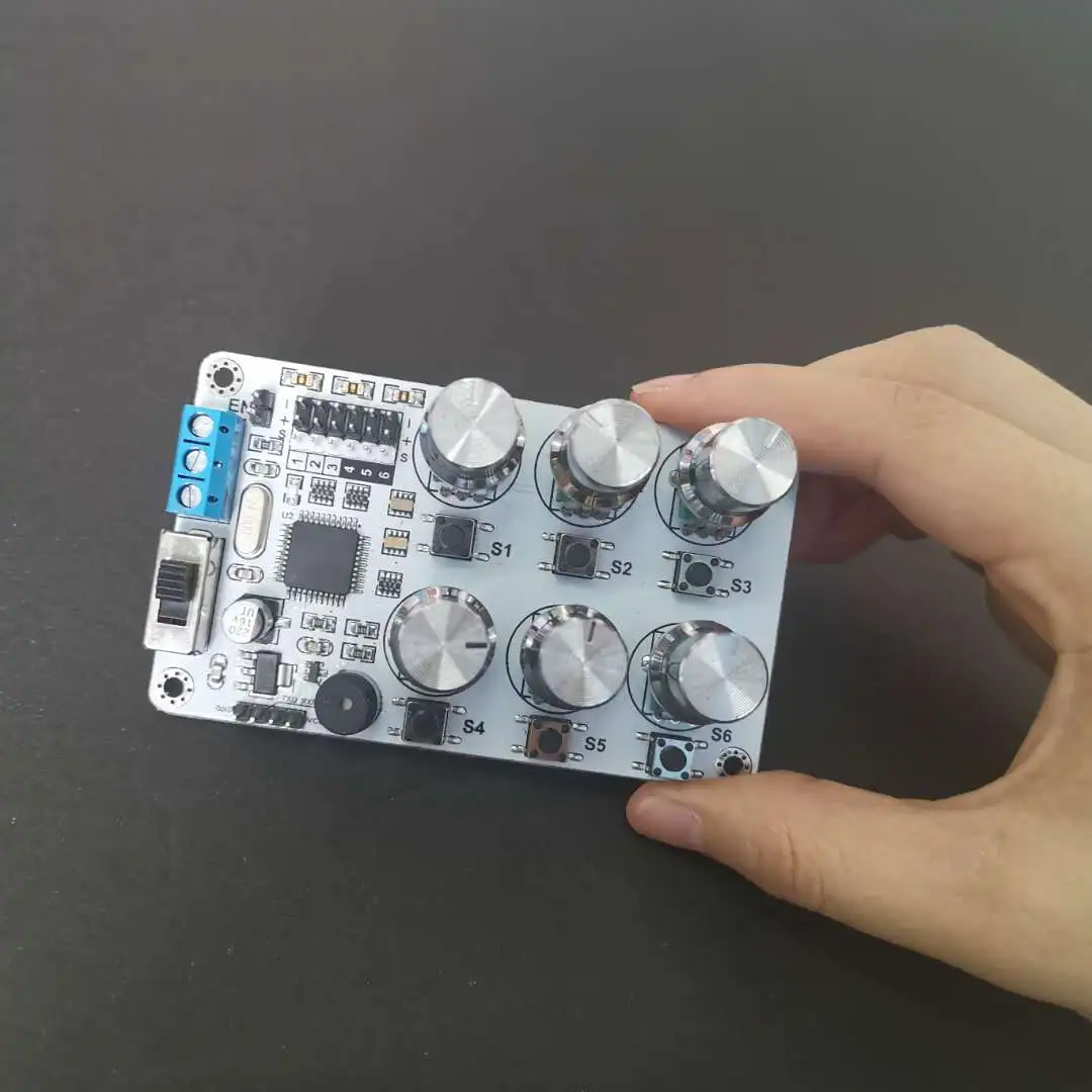 Servocontrolador de perilla rotativa de 6/8 canales, controlador PWN de 6/8 canales, protección contra sobrecorriente, probador de Servo para Arduino, tablero de brazo de Robot DIY