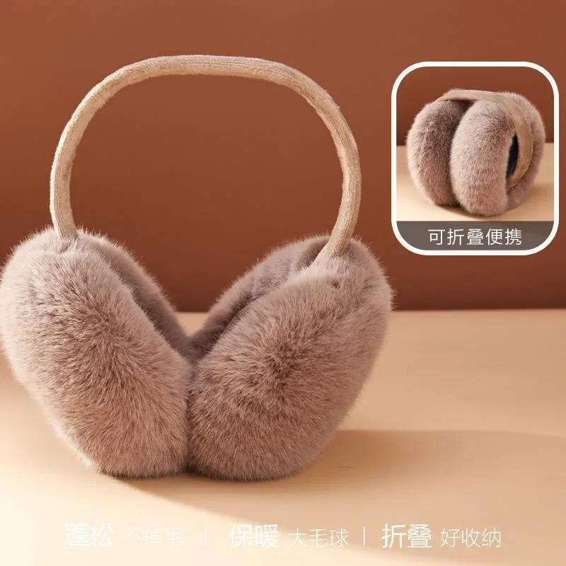 Orejeras cálidas para invierno, orejeras anticongelantes, protección para los oídos, calentador de orejas Simple, orejeras cálidas plegables 2024