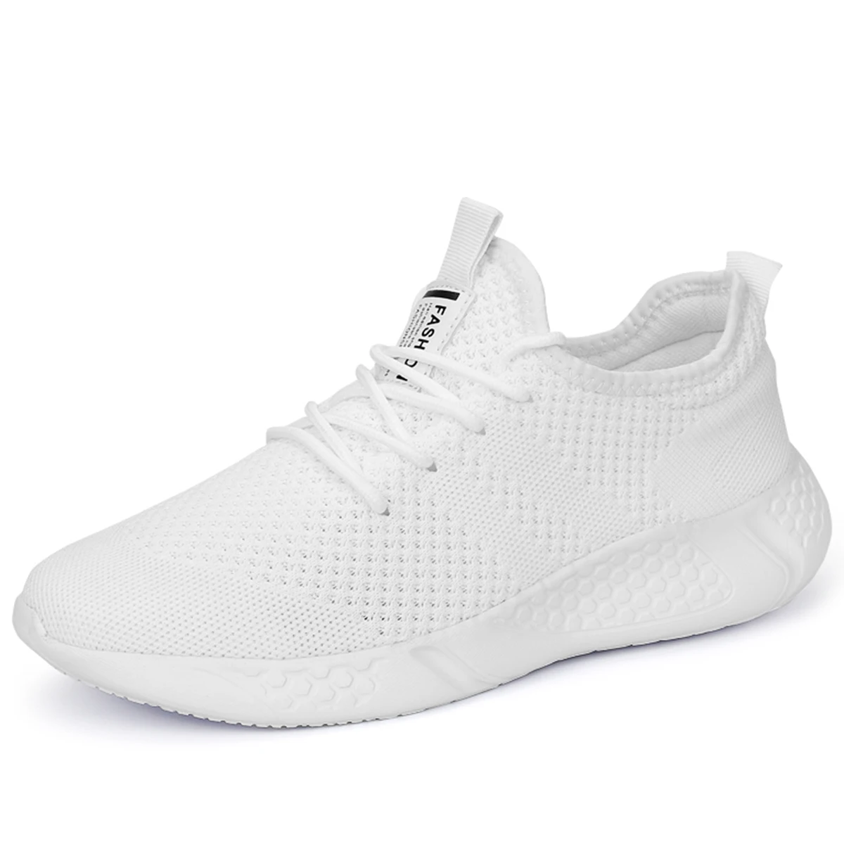 Fujeak Herren-Turnschuhe, atmungsaktive Laufschuhe, leicht, bequem, Freizeitschuhe, klassischer vulkanisierter Schuh, modischer trendiger Mesh-Schuh