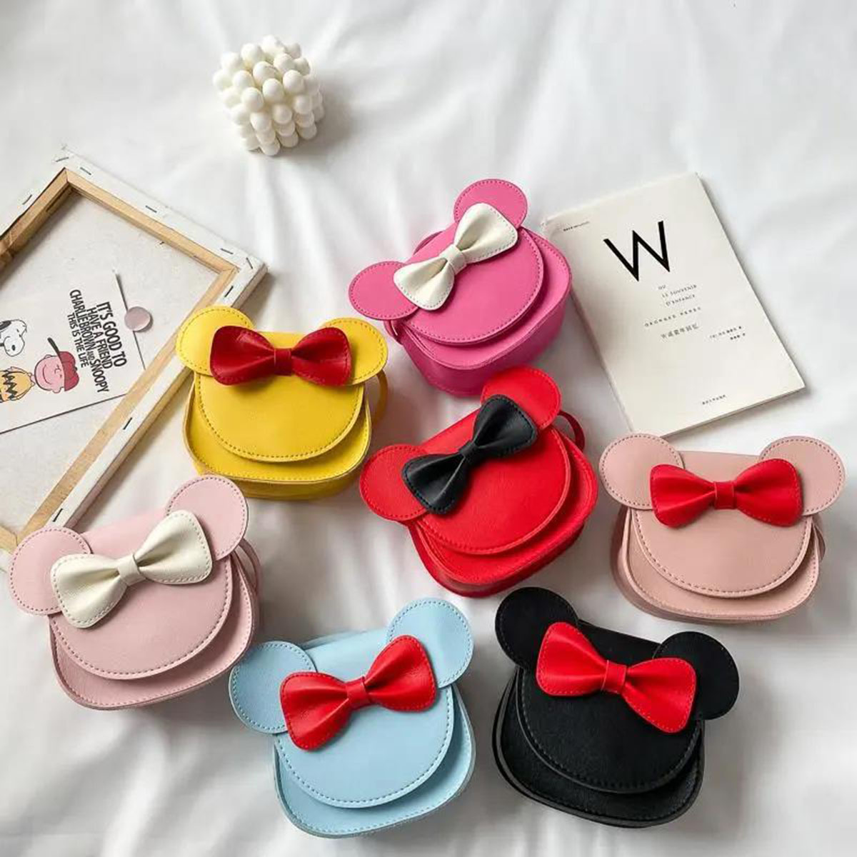 Torebka dziecięca Princess Cartoon Kids Crossbody Modna mini torebka na ramię dla dziewczynek Śliczna mała torebka