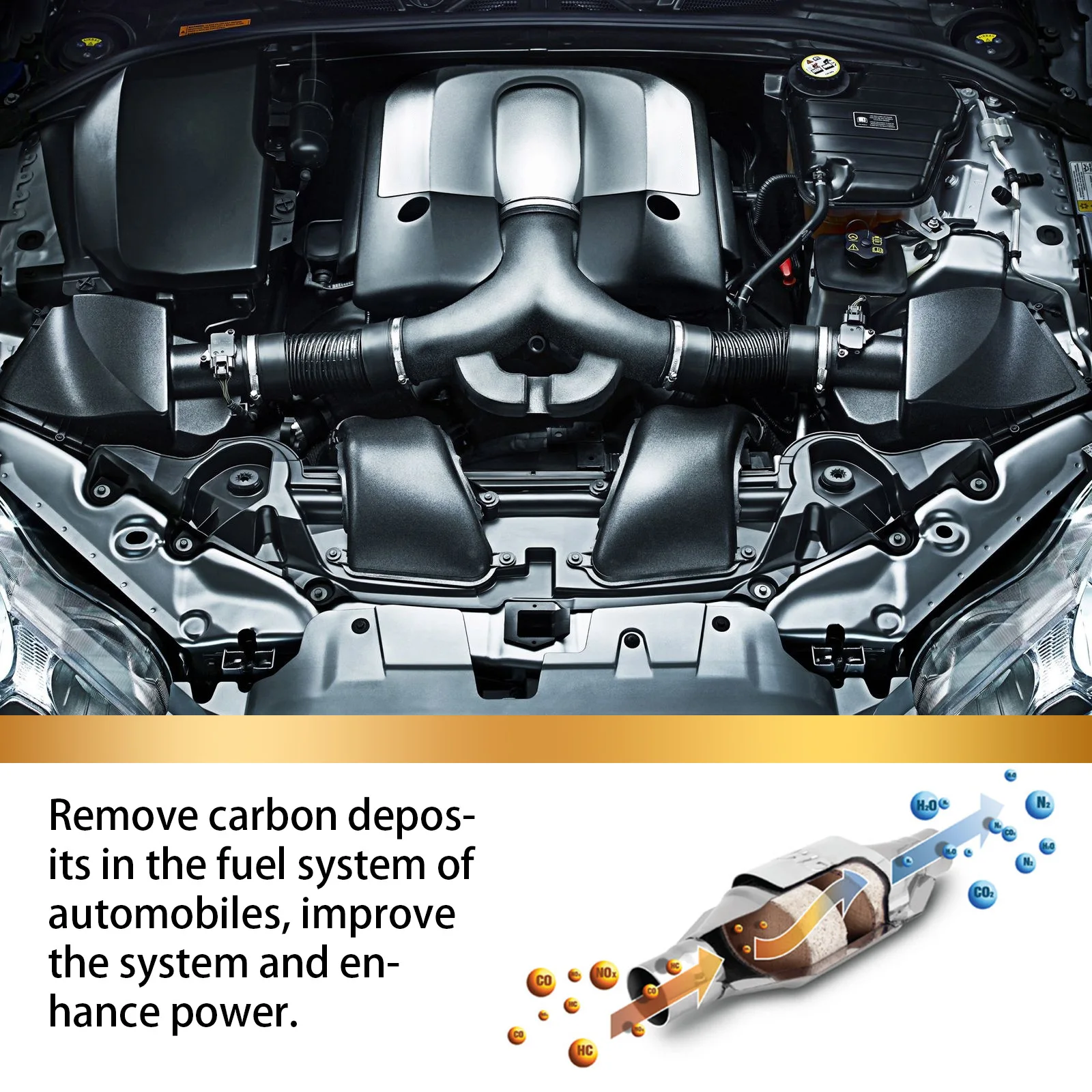 5pcs 120ml โปรโมชั่นรถ Catalytic Converter ทําความสะอาดรถยนต์เครื่องยนต์ CSV ทําความสะอาด Accelerators Catalysts ทําความสะอาดง่าย