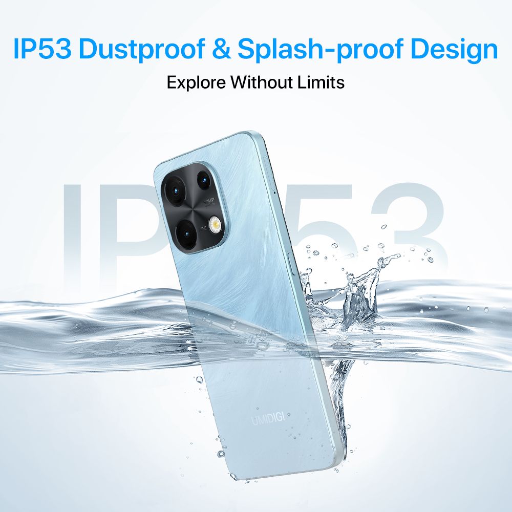 UMIDIGI Note 100 Android 14 Smartphone Octa-Core 6.8” HD+120Hz 50MP Camera 8GB 256GB/6GB 128GB 20W 5000mAh DualSIM NFC Cellphone