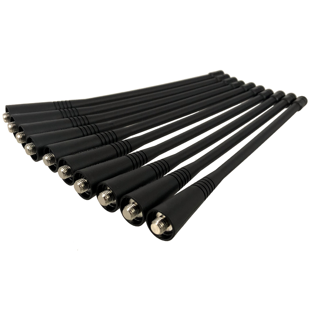10 Chiếc UHF Mềm Ăng Ten Cho Motorola GP88S/GP88/GP338/GP328/GP3188/GP68/GP340/CP140/HT750/HT1550 Bộ Đàm 2 Chiều Đài Phát Thanh