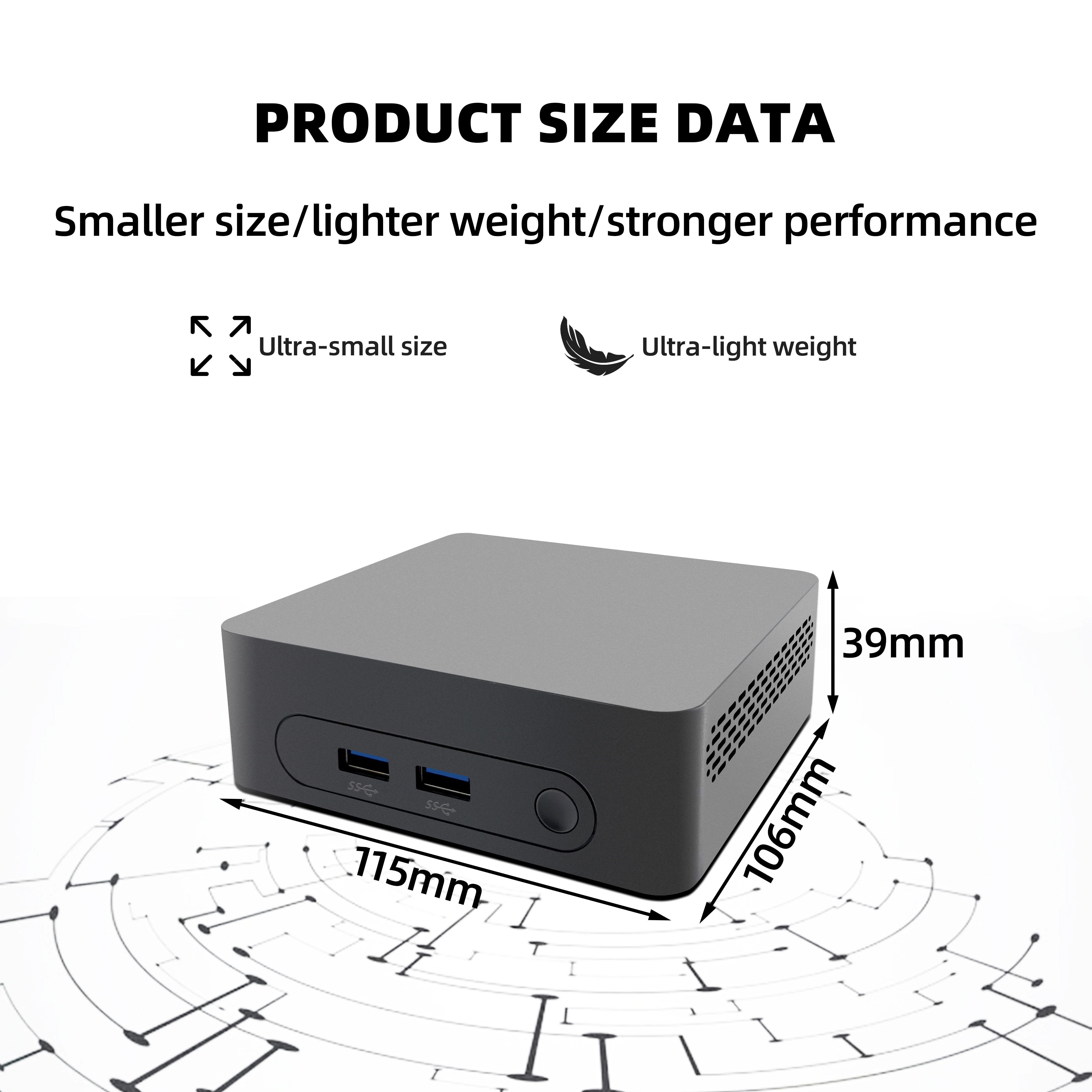 ZSUS i3 Mini PC Intel Celeron Computer da gioco desktop 8 GB 16 GB 128 GB 256 GB DDR4 USB3.0 WIFI5 BT4.2