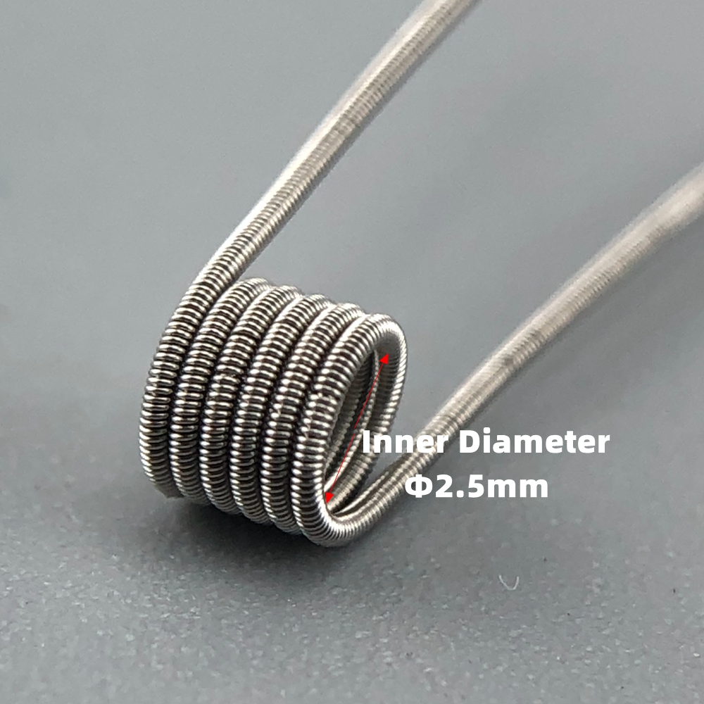 MTL 10-50PCS/Can Hole Diameter 2.5mm Prebuild Coils DIY Alien Baby Fused C-lapton BB Box Boro Tank Hand-held Disassembly Tools