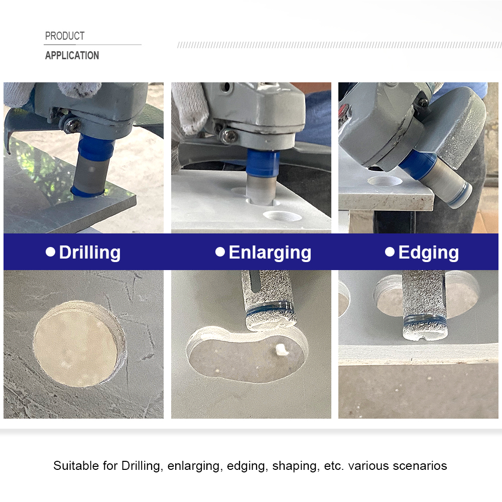 SHDIATOOL Diamond Drilling Finger Milling Bits Dia 20/25/35/50/68mm Shaping Grinding Ceramic Tile Granite Enlarge Bevel Hole Saw