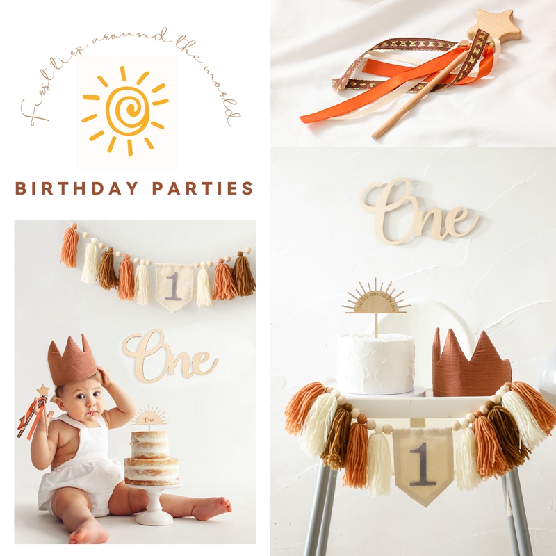 Pancarta de feliz cumpleaños, colgante de borla hecho a mano, primeros niños y niñas, suministros de decoración de globos para fiesta de cumpleaños, regalos para bebé