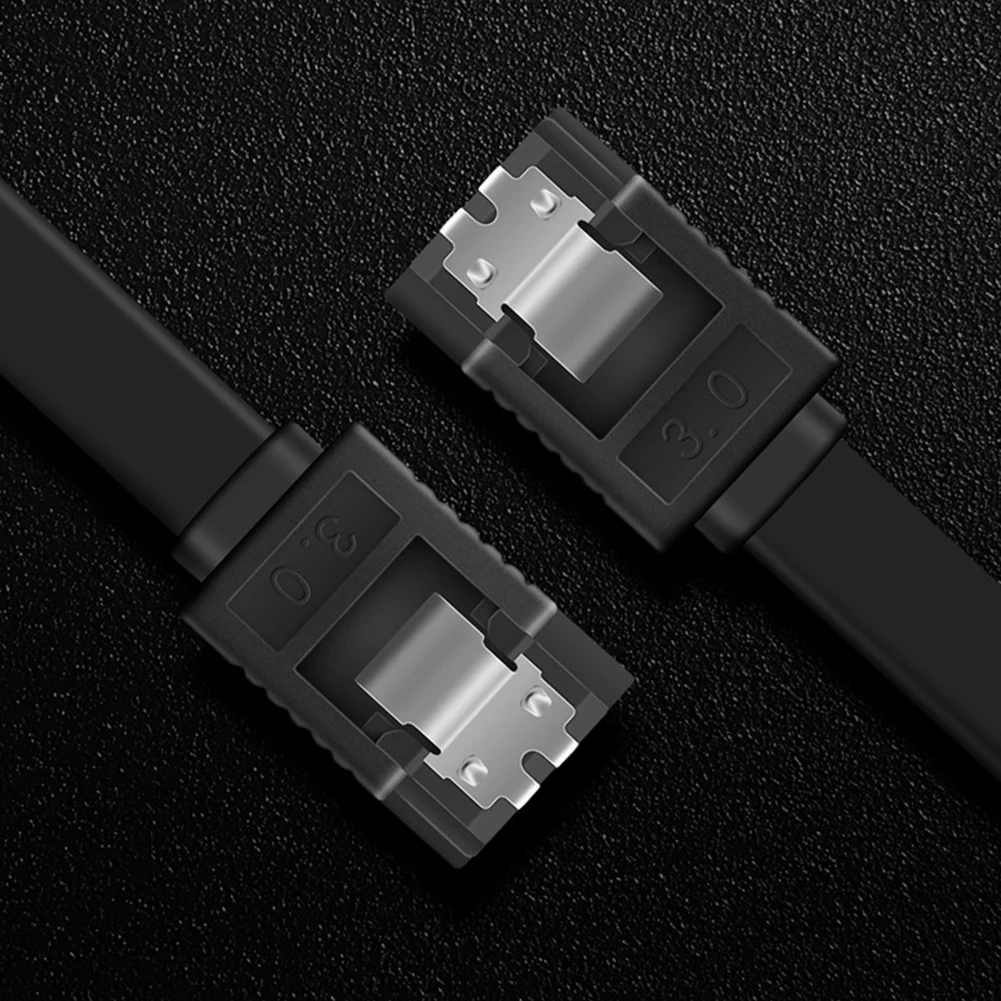 SATA 3.0 Hard Disk Data Cable Solid State Hard Disk Serial Data Cable 50cm Flexible Sata Hard Disk Fast Transmission Cable