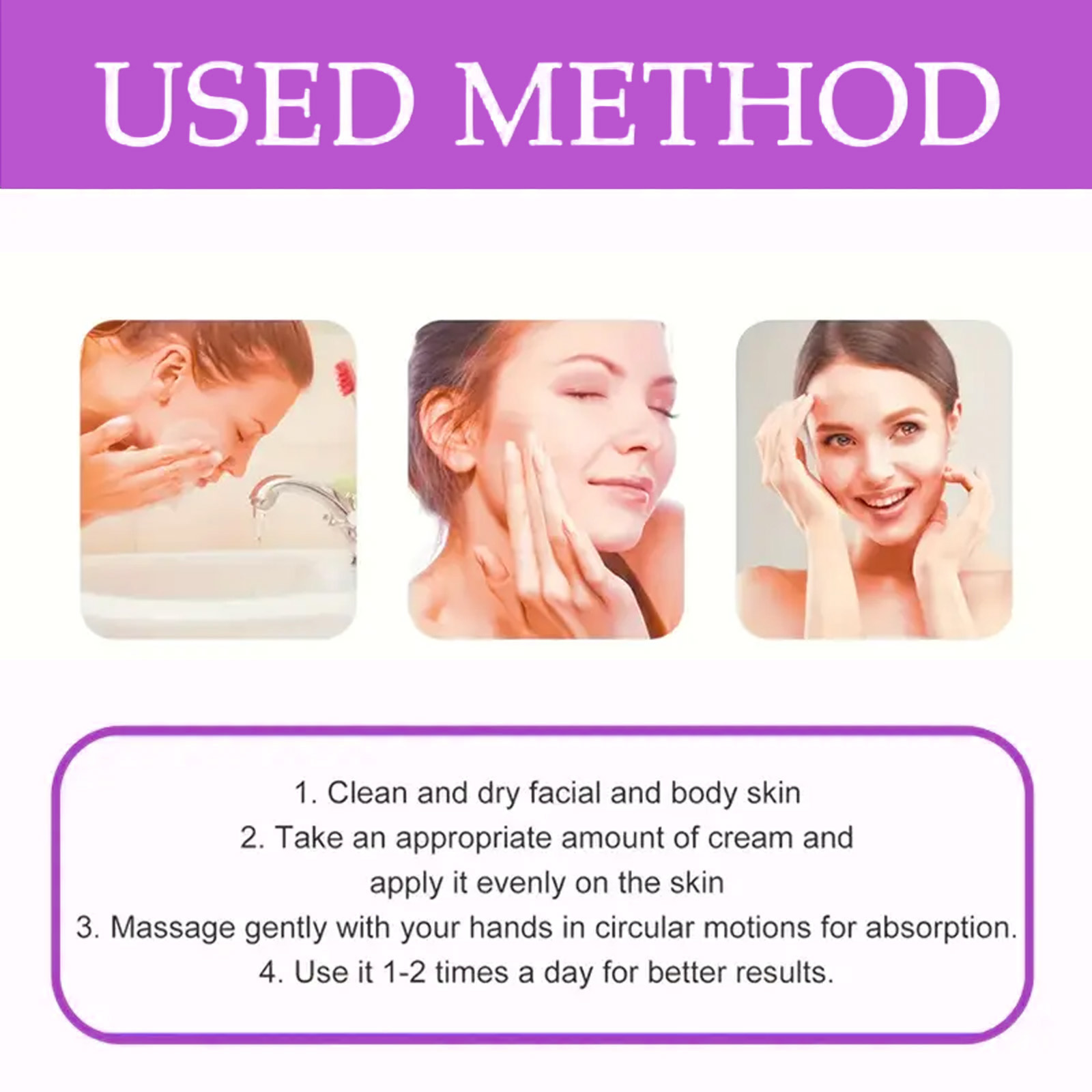 Lifting instantané du visage et crème pour la peau ferme Lifting du visage durable réduit les ridules crème de soin hydratante douce