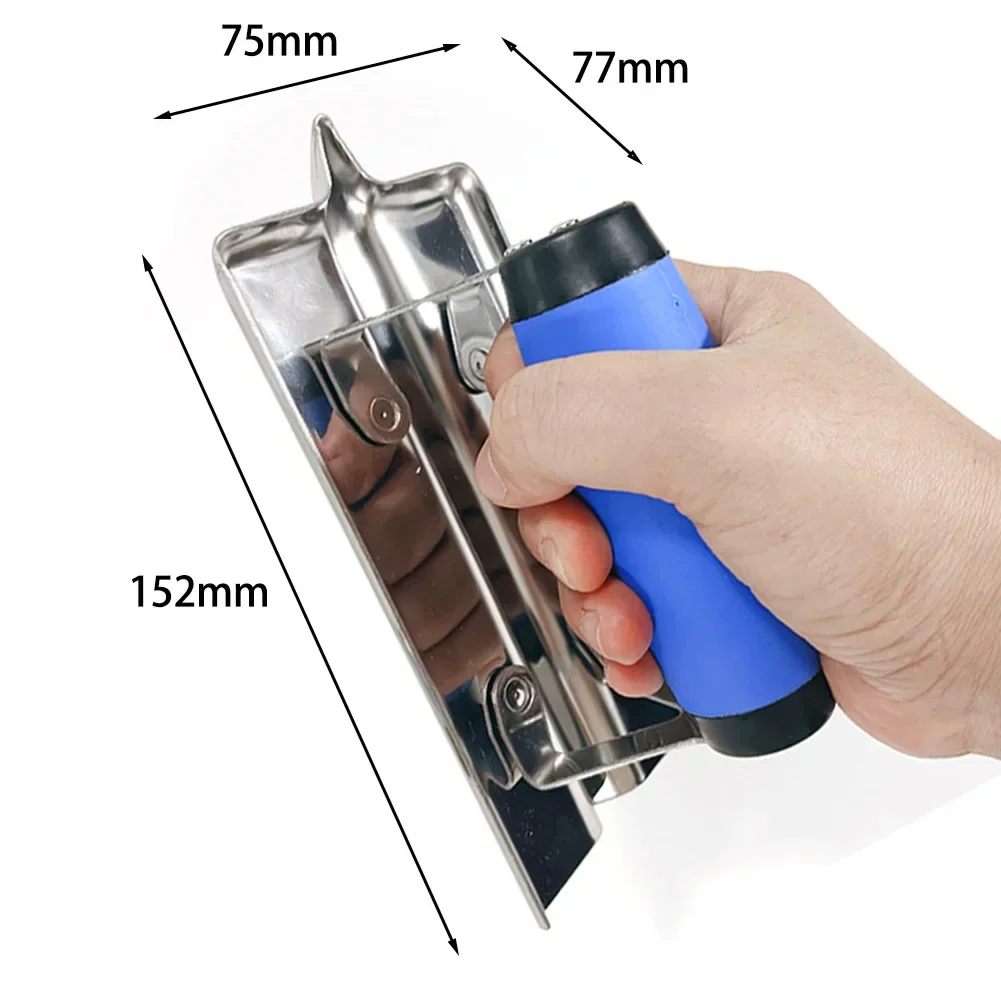 1pc Plastering Trowel Concrete Trowel Construction Tool Scraping Putty AshTrowel Stainless Steel Plastering Trowel For Corners