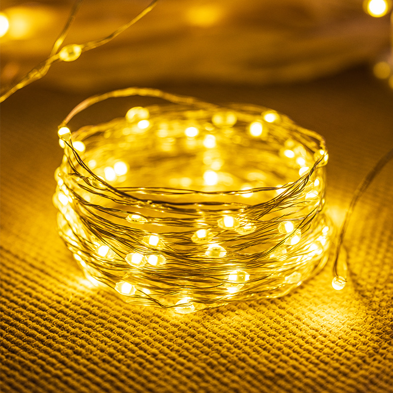 Guirnaldas de luces LED alimentadas por USB 20-300 LED - Control remoto, 8 modos, luces decorativas para cumpleaños, bodas, Navidad