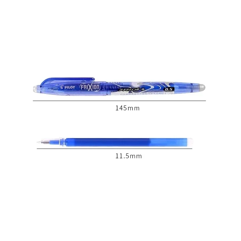 Pilot Frixion Erasable Gel ปากกาชุด 0.5 มม.สีฟ้า/สีดํา/สีแดงเปลี่ยนได้เติมนักเรียนเขียนโรงเรียนอุปกรณ์สํานักงานอุปกรณ์เสริม