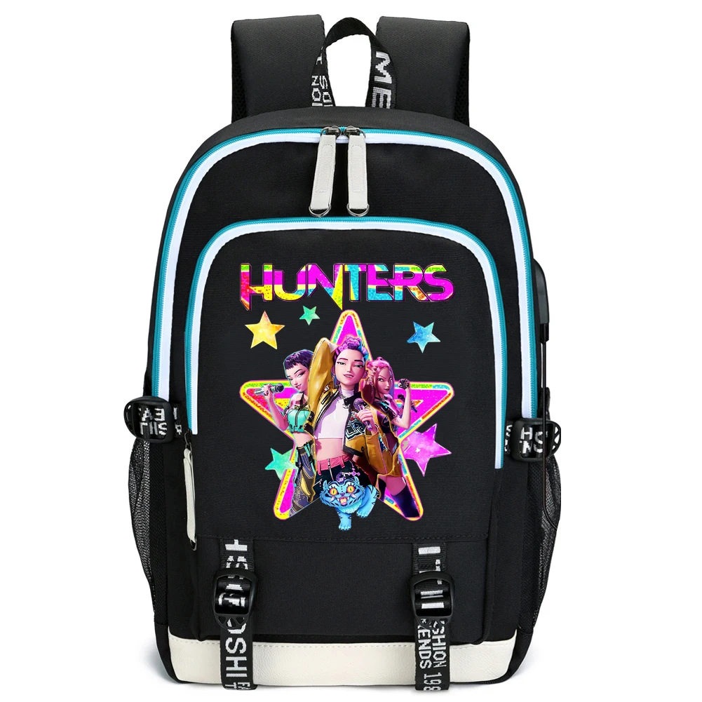 2025 Anime Kpop Demon Hunter Schultasche Rucksack Laptop Rucksack Teenager Student Büchertasche Geschenk