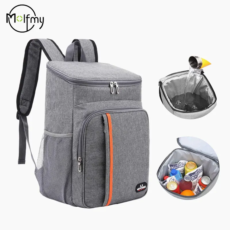 Zaini da uomo Borsa termica portatile impermeabile Borsa termica impermeabile durevole IceCase da campeggio Zaini da picnic Icebox Mochilas Bolsa