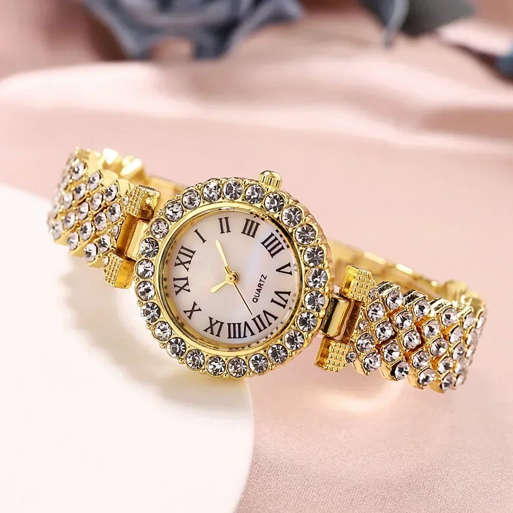 Gypsophila สายคล้องผู้หญิงแฟชั่นนาฬิกา Simple Starry sky Dial Luxury Quartz นาฬิกาผู้หญิงนาฬิกา Rose Gold Pointer นาฬิกาข้อมือ