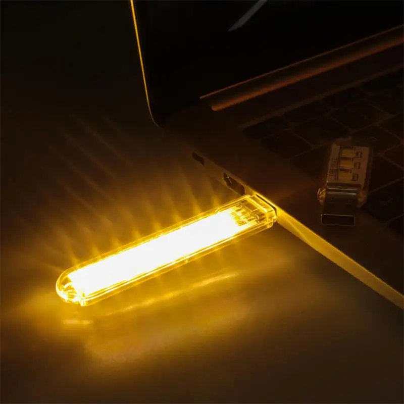 Mini luz Led Usb portátil DC5V lámpara de lectura ultrabrillante para libros 2/3/8/24 luces LED para banco de energía PC portátil iluminación para Notebook