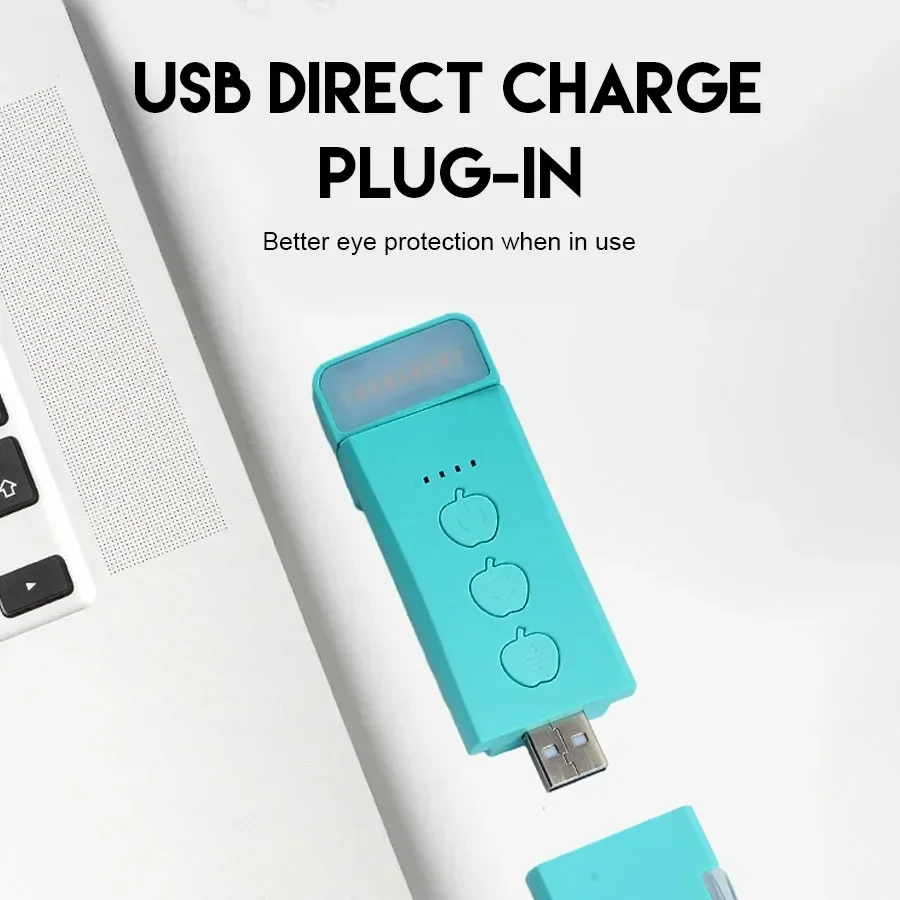 Lampe de lecture aste par USB, 3 couleurs, 5 luminosités, 1800K-6000K, lampe de lecture à clipser, veilleuse pour signet