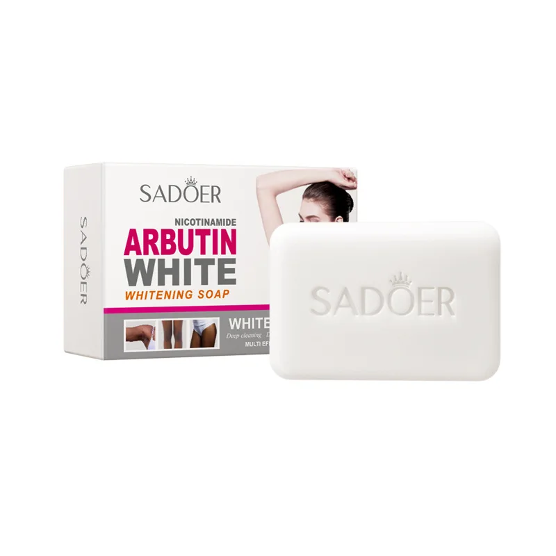 SADOER Sapone fatto a mano con niacinamide e acido cogico – Detergente schiarente e esfoliante delicato per un tono uniforme della pelle e un'assistenza impeccabile
