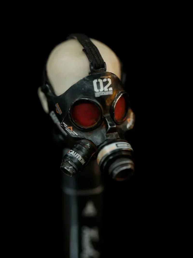 1/6 Scale Soldier End of World Gas Mask Model for 12'' Figure